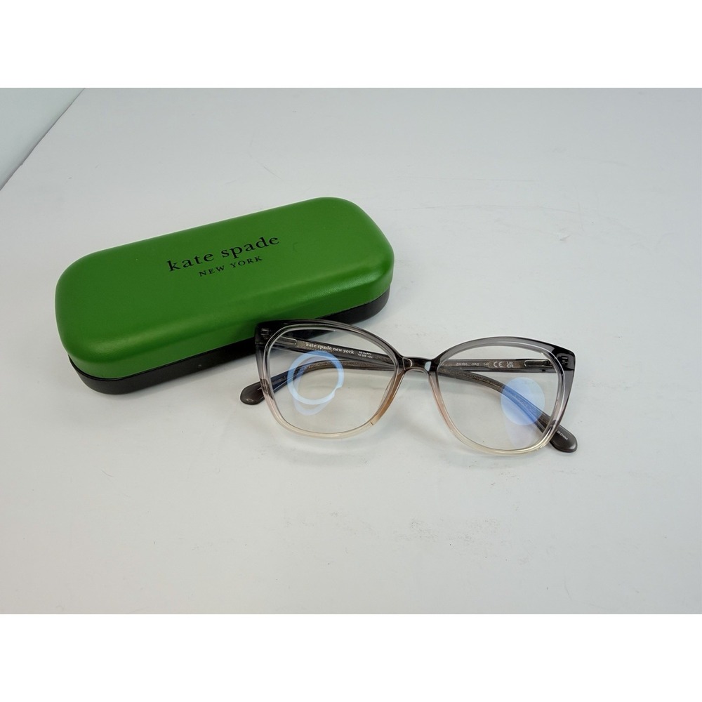 Kate Spade Eyeglasses Frames Only ZAHRA Pink Grey Case 53-15 140
